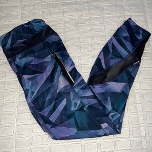 Mesh Detail Lululemon Running Leggings